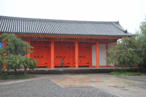 A hall built in honor of the 1200 anniversary of the first temple's opening on Mount Hiei 