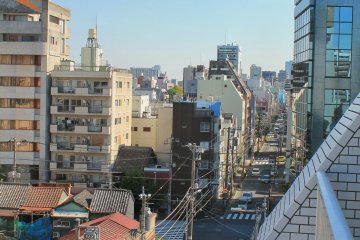 The view from the 7th floor of&nbsp;Hotel MyStays Ueno-Iriyaguchi