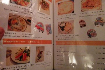 <p>The pictures on the food menu make it very easy to order food after drinking all the delicious cocktails.&nbsp;</p>