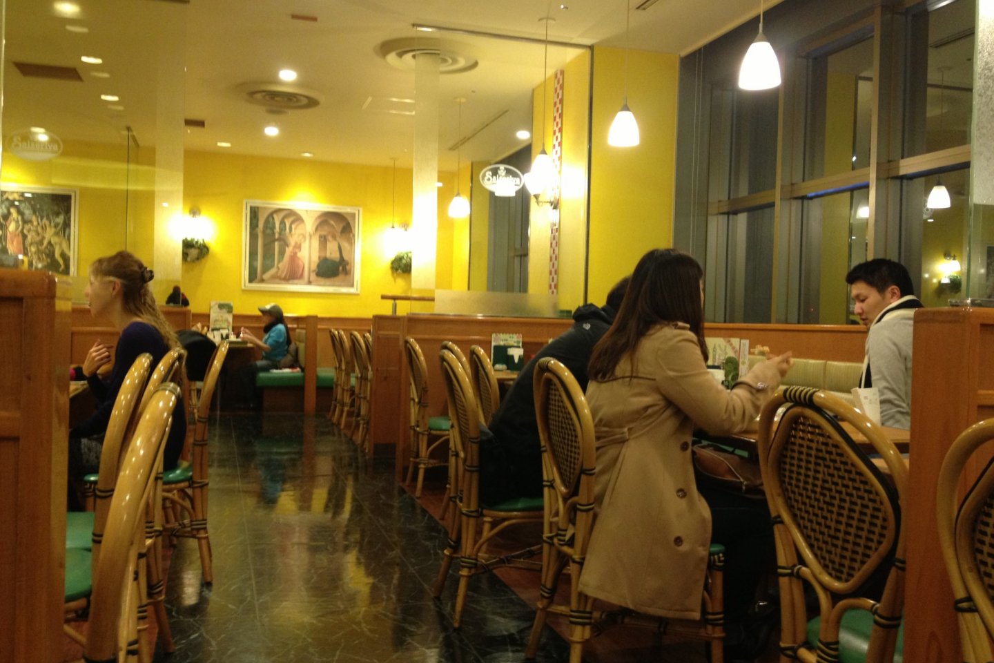 The relatively big-sized restaurant gives room for everybody to dine-in.