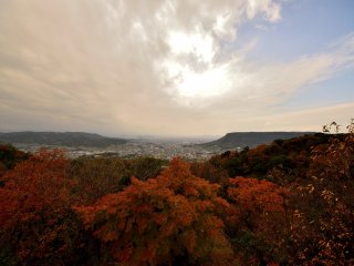 From Yakuri Temple you can look over the city