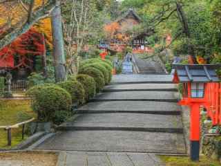 Kenkun-jinja se trouve tout en haut du parc Funaokayama
