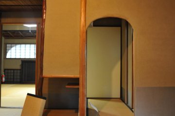 Matsunaga Estate: the dedicated tearoom in Rokyoso, in the classic sukiya style