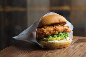 Chick'n Shack Burger available since Nov 2018