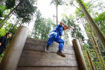 Obstacle courses for climbing, mental training, infiltration and more designed for children and adults alike