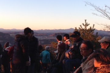 New Year's Day on Mt. Hiwada 