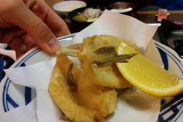 Fugu tempura was a first for me