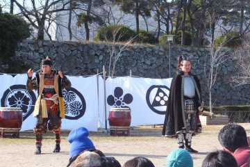 Performance on castle grounds