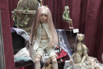 國際展示中心會場I區－手工洋娃娃展示攤子