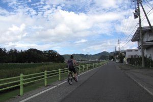 Cycling is a great way to reach Asama
