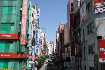 One of the streets of Shinjuku