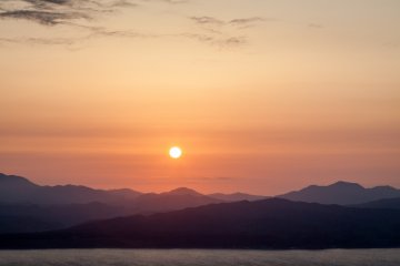 Sunset over Hakodate