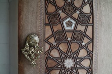Intricate carved doors