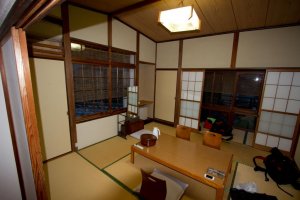 Our half of the tatami room