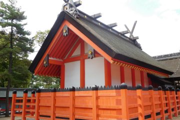 Thatched roofs of Sumiyoshi Tiasha
