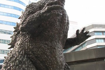 Godzilla Statue in Hibiya