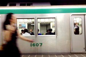 The Kyoto subway can be less crowded than the buses from Kyoto station to places like Nijo and Gion