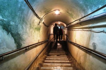 Walk the hand dug tunnels of World War 2