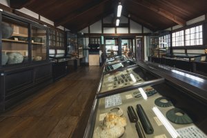 Inside the archaeological museum, which houses relics from thousands of years ago