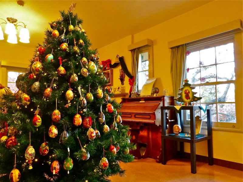 かわいらしいクリスマスツリー