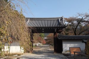 The first gate to the temple complex