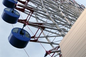 Kururin - the Ferris wheel on the roof
