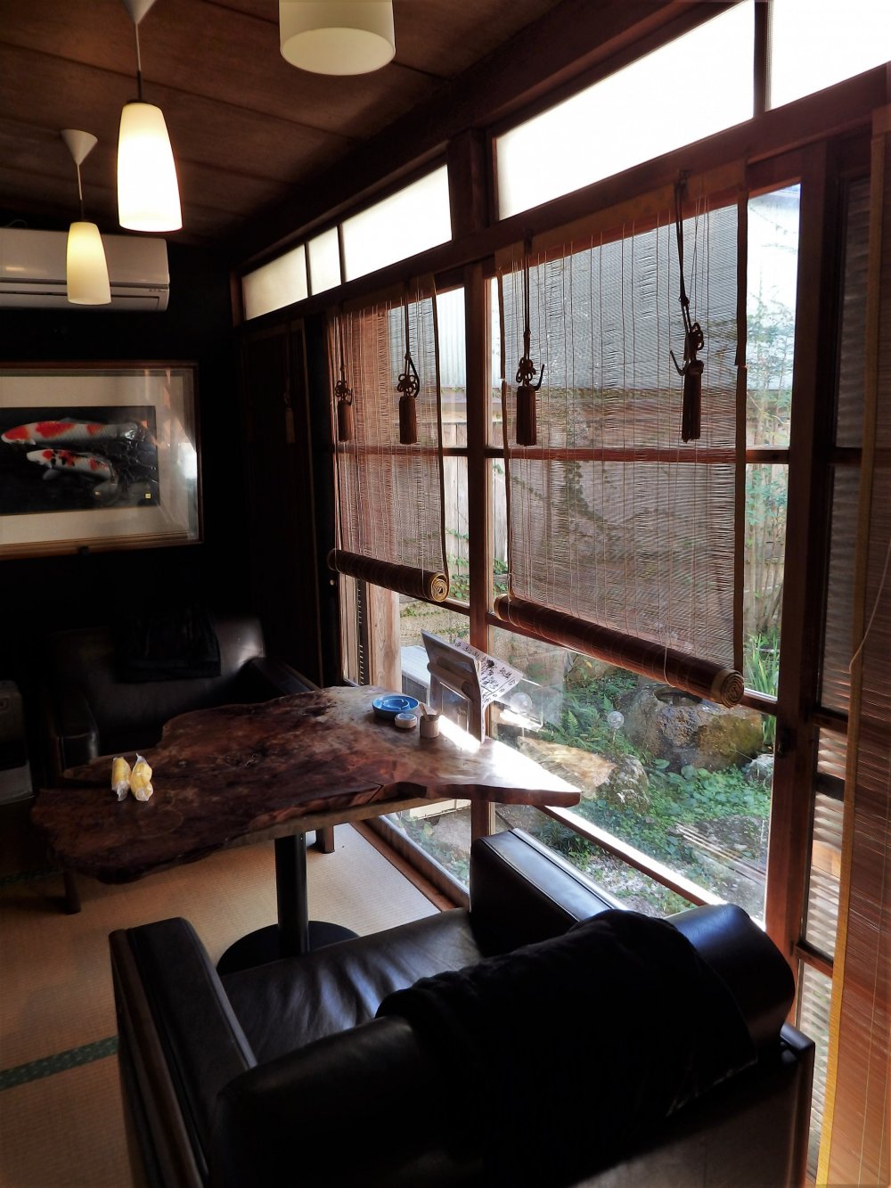 Relax in Tensui's lovely wa-modern atmosphere