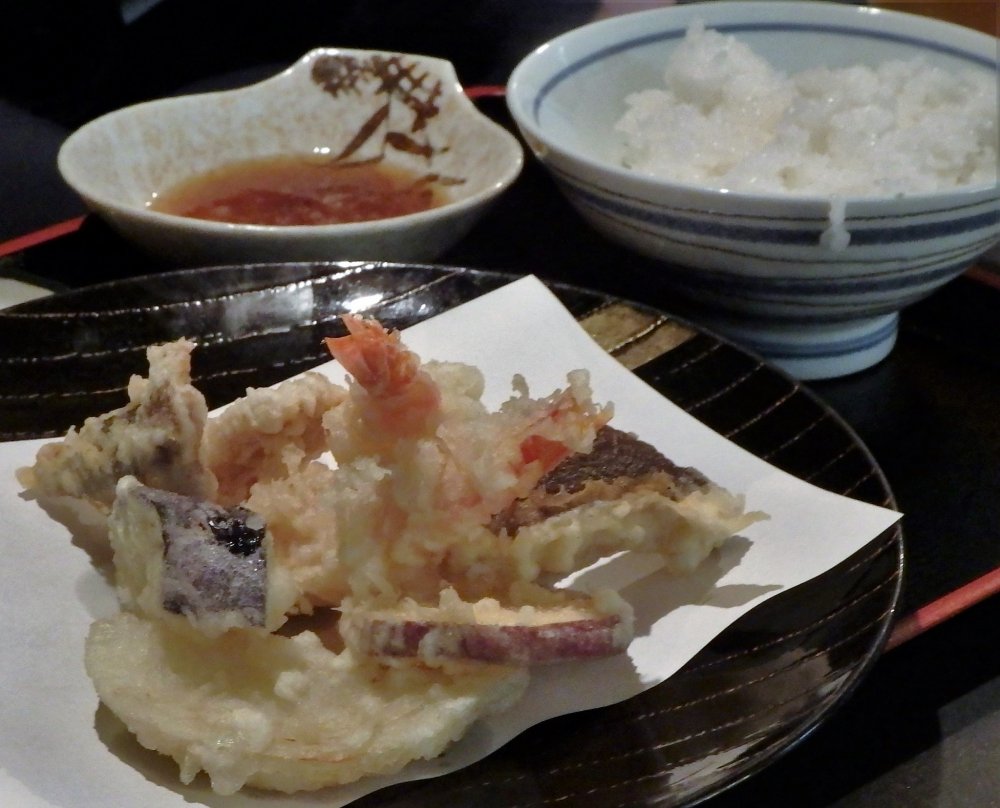 Tempura is another favorite at Tensui