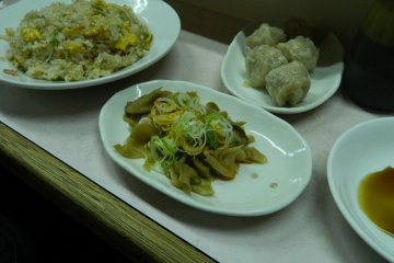 The stalls deal in comfort food such as fried rice and dumplings