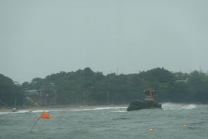 This poor little island in Matsushima Bay has almost completely eroded away.