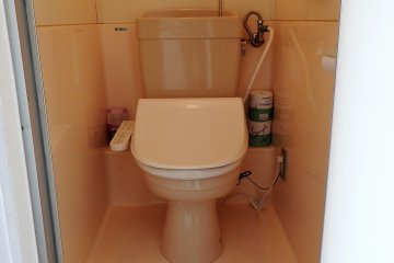 Our room had a 'unit' toilet