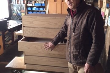 Paulownia wood drawers