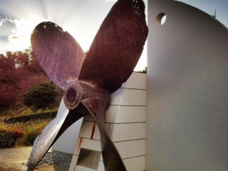 The people of Imabari love their ship's propellers. This one is at Osumi Seaside Park