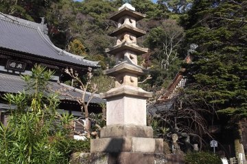 A pagoda in the grounds