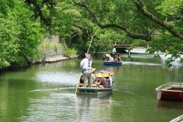 Yanagawa river boat 