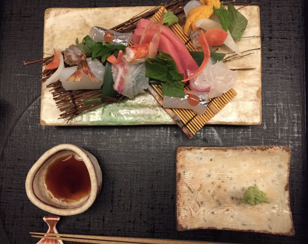 Le plateau de sashimi