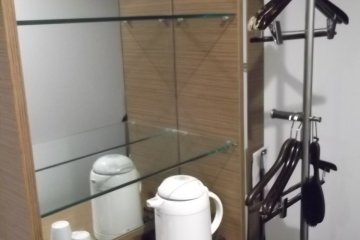 My teaset and clothes rail
