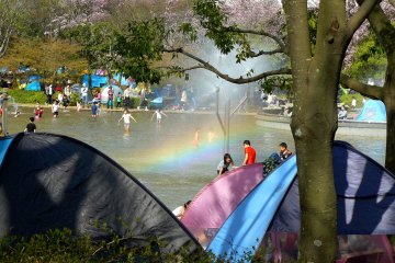 Rainbow Pond in the Kids Kingdom Zone