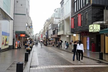 ถนนช้อปปิ้ง Motomachi ในโยโกฮะมะ