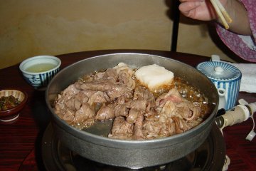 Matsusaka beef sukiyaki!