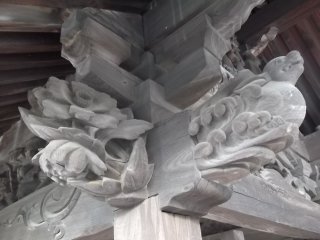 Some of the wooden carvings