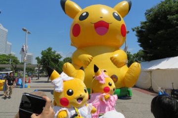 More Pikachu at Sakuragicho Station