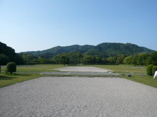 Mount Ono stands in the background