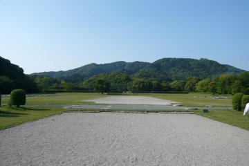 Mount Ono stands in the background
