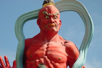 Guardian God of island temple