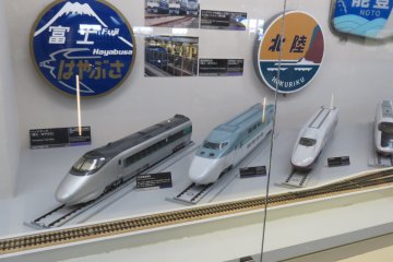 Shinkansen Bullet Train History exhibit