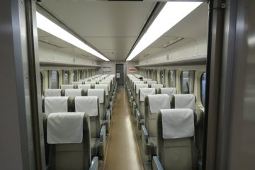 Seating in Shinkansen