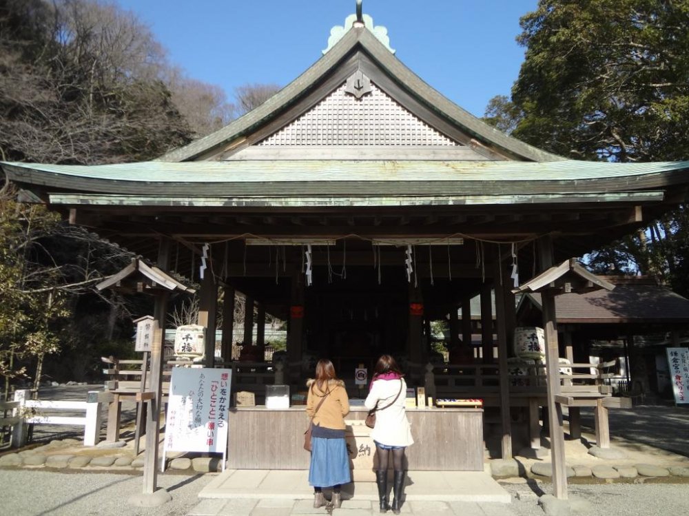 Main hall of the shrine
