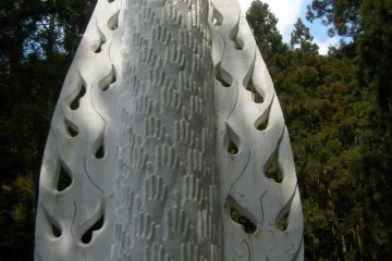 <p>The memorials come in many designs and sizes</p>