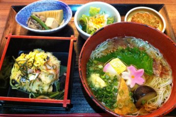 The somen and sushi set lunch at Kyodo Ryori Goshiki